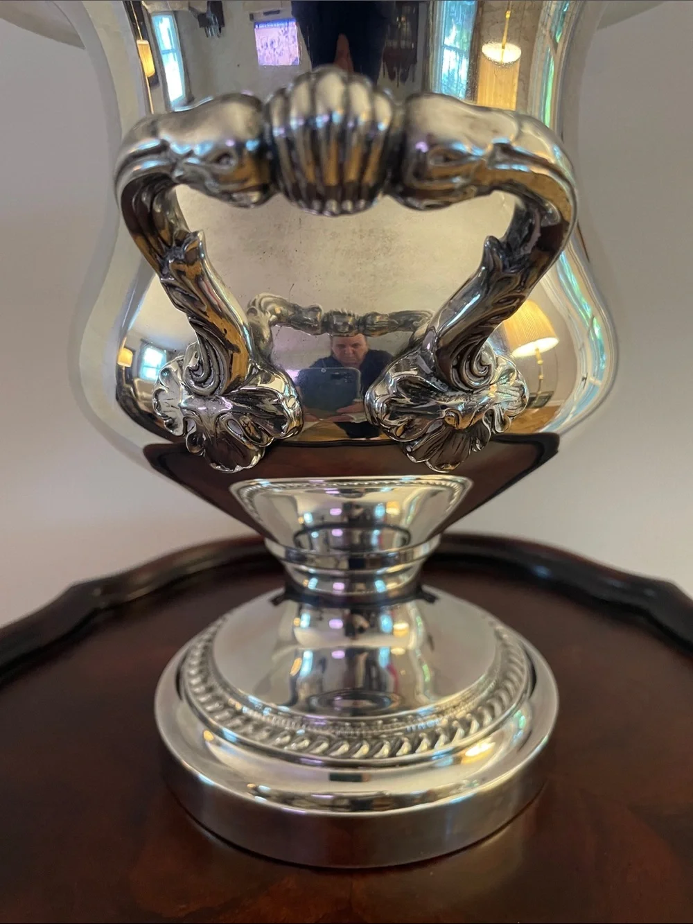 Vintage Silver Plated Double-Handled Trophy Ice Bucket